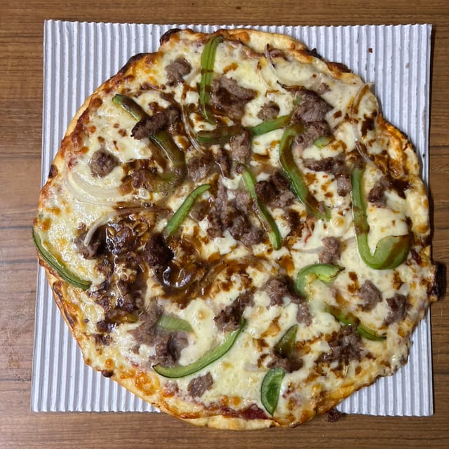 Philly Steak Pizza.